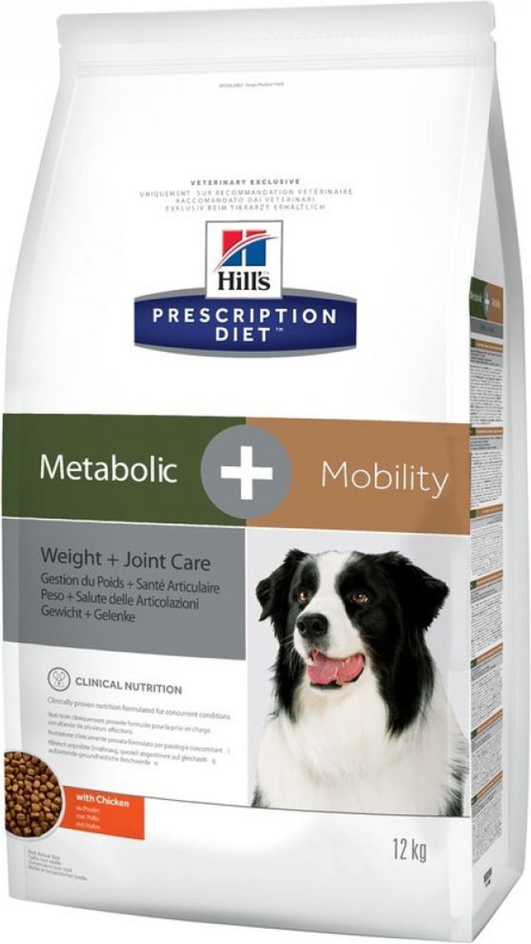 Корм для собак для коррекции веса и лечении суставов Hill's Prescription Diet Metabolic+Mobility, курица, 12 кг фото