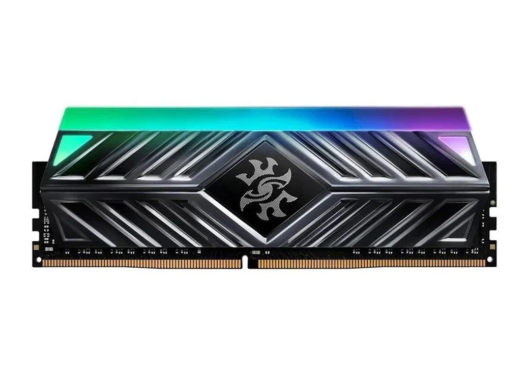 Память оперативная DDR4 8Gb Adata XPG Spectrix D41 3200MHz RGB, серый радиатор фото