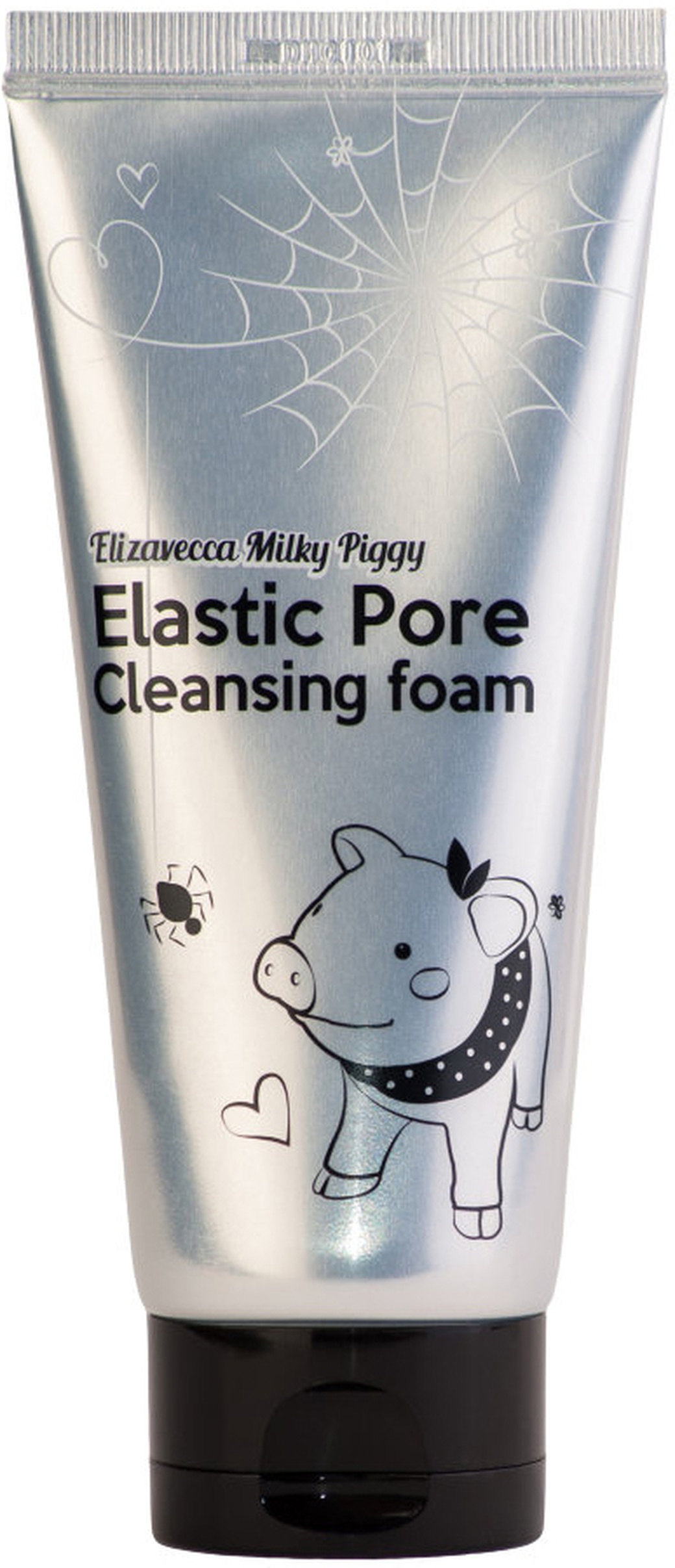 Elizavecca Пенка с древесным углем для очищения и сужения пор Face Care Milky Piggy Elastic Pore Cleansing Foam фото