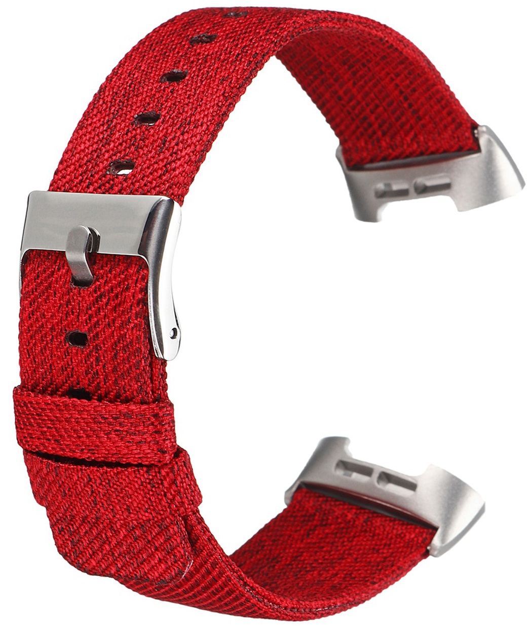 Нейлоновый ремешок для браслета Bakeey для Fitbit Charge 3, красный, размер S фото