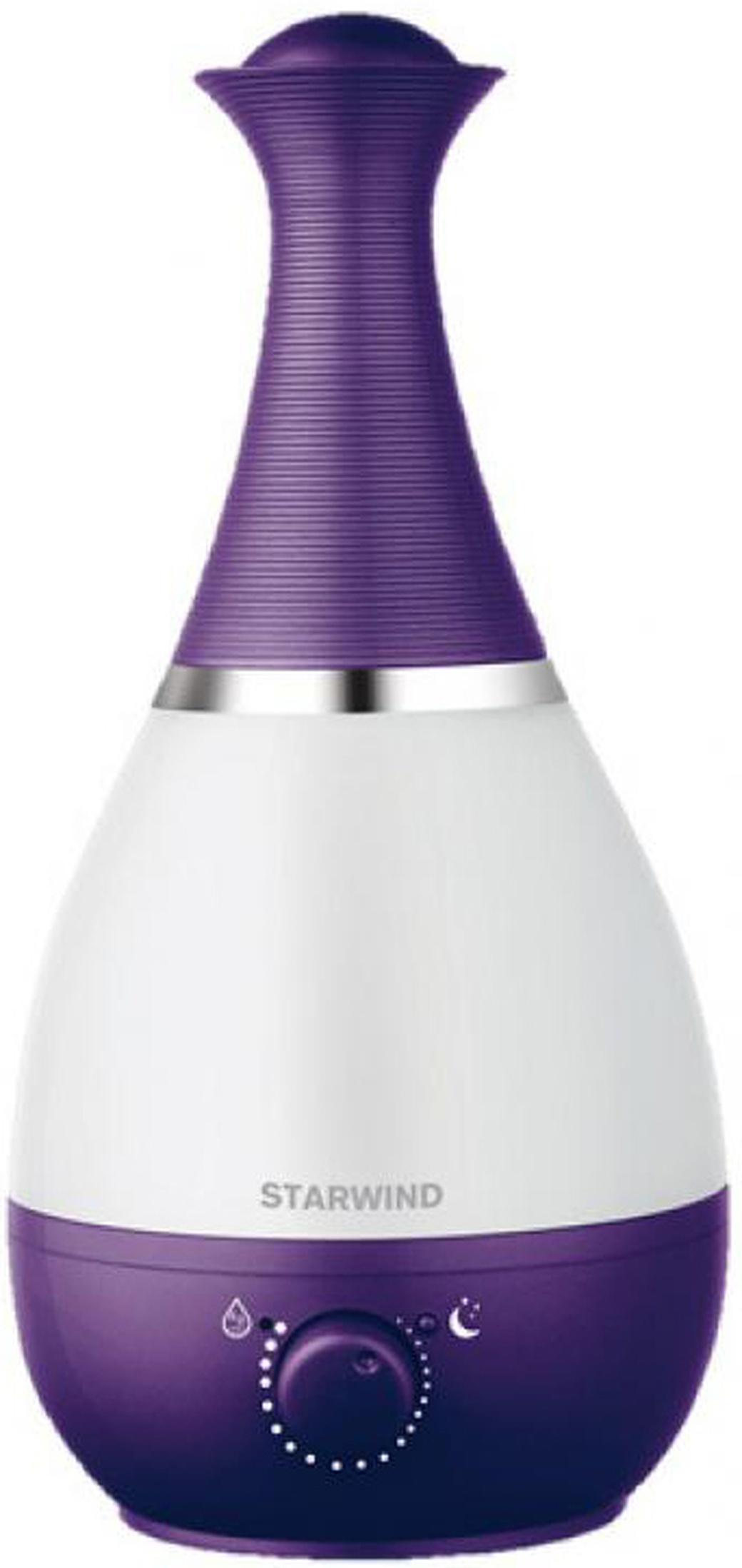 Увлажнитель воздуха Starwind SHC1221 25Вт (ультразвуковой) фиолетовый/серебристый фото