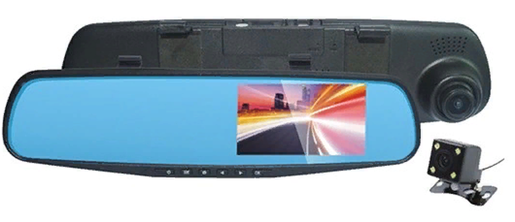 Видеорегистратор SHO-ME SFHD-700 (зеркало 3,5" + кам.заднего вида) фото