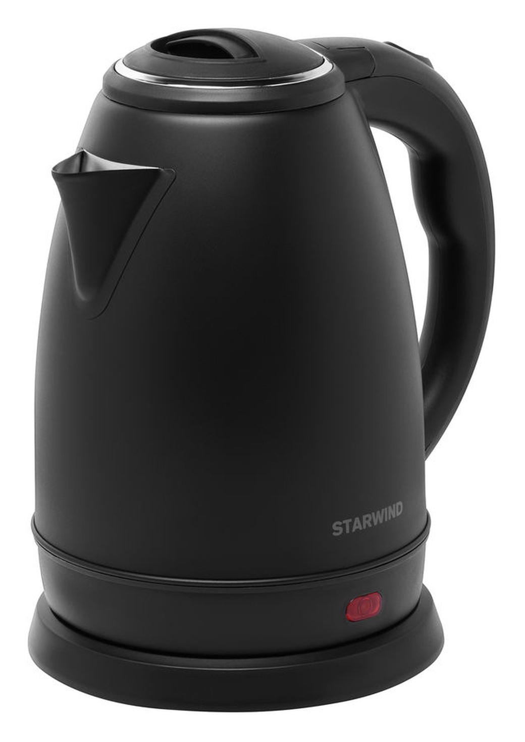 Чайник электрический Starwind SKS2051 1.8л. 1800Вт черный (корпус: нержавеющая сталь/пластик) фото