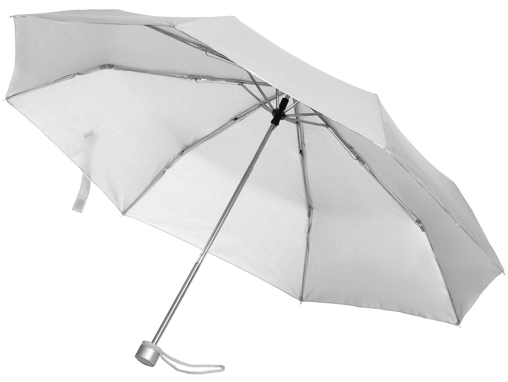 Зонт складной Silverlake, серебристый фото