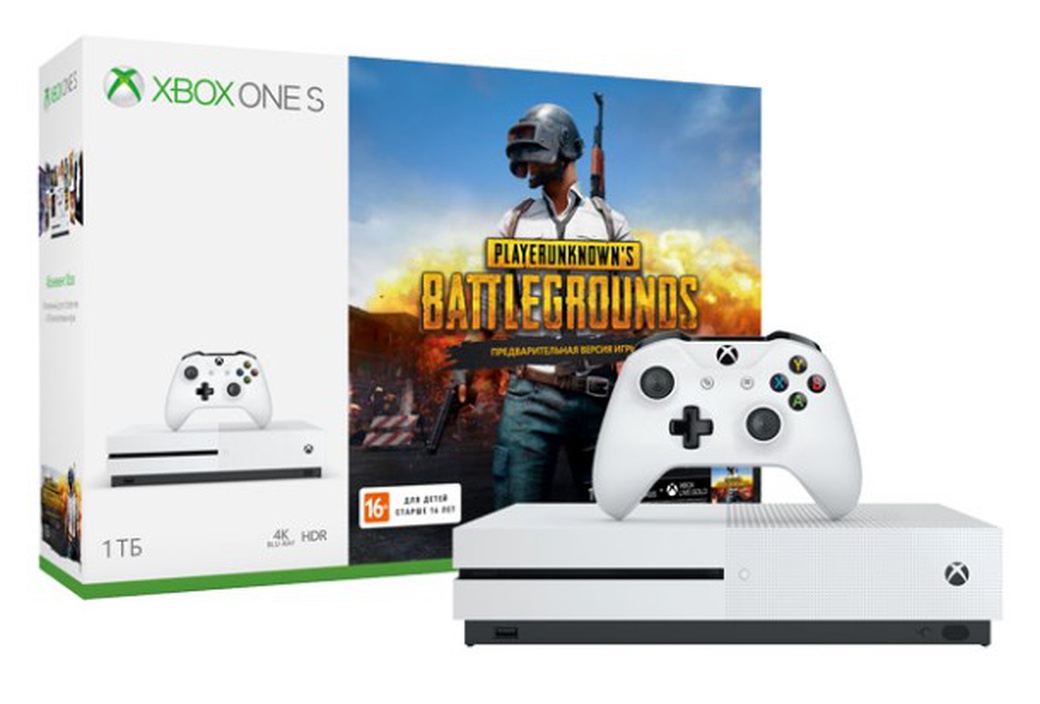 Игровая приставка Microsoft Xbox One S (1TB) +PUBG фото