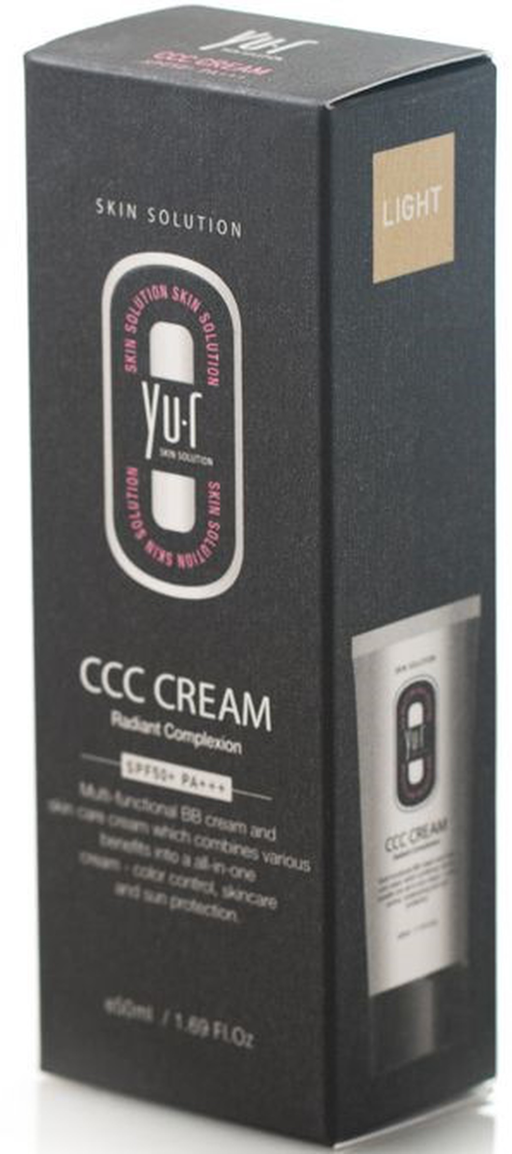 Корректирующий крем Yu-r CCC Cream (light), 1 шт SPF 50, 50 мл. фото