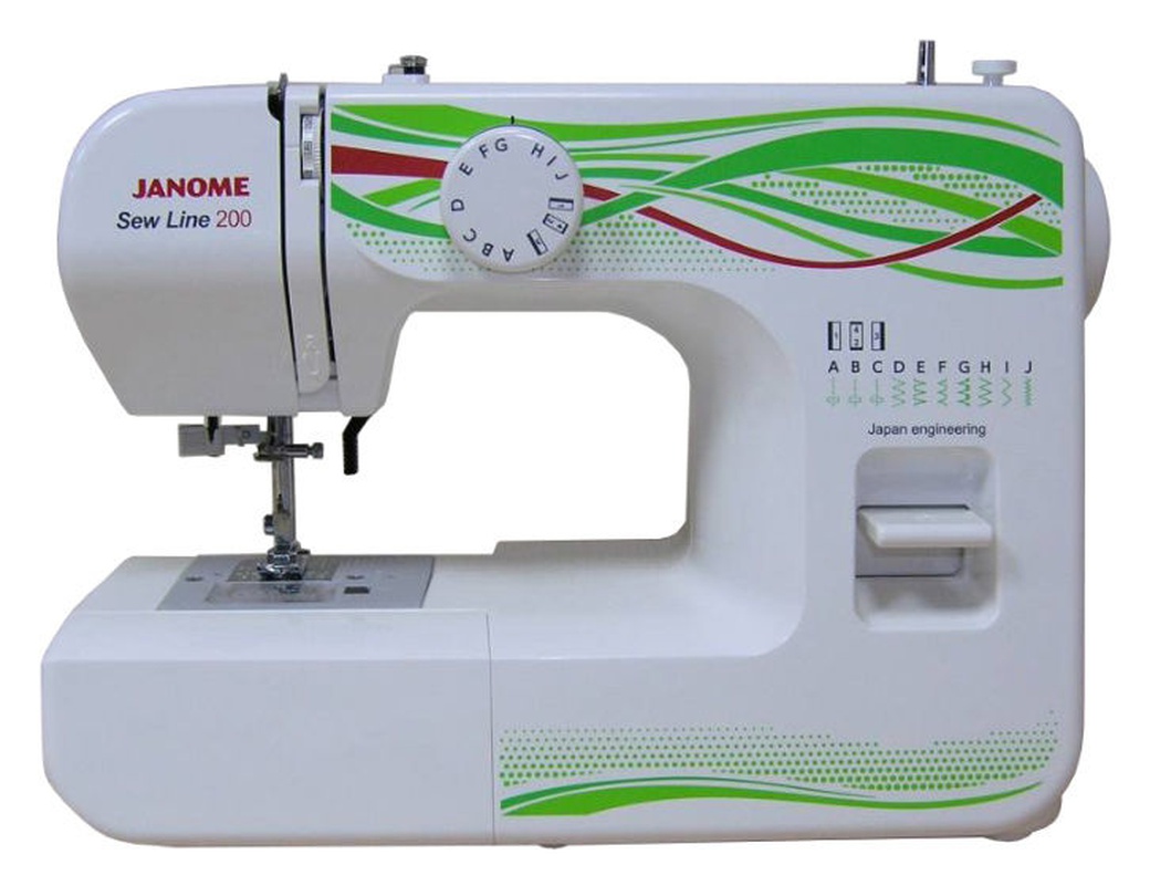 Швейная машина Janome Sew Line 200 белый фото