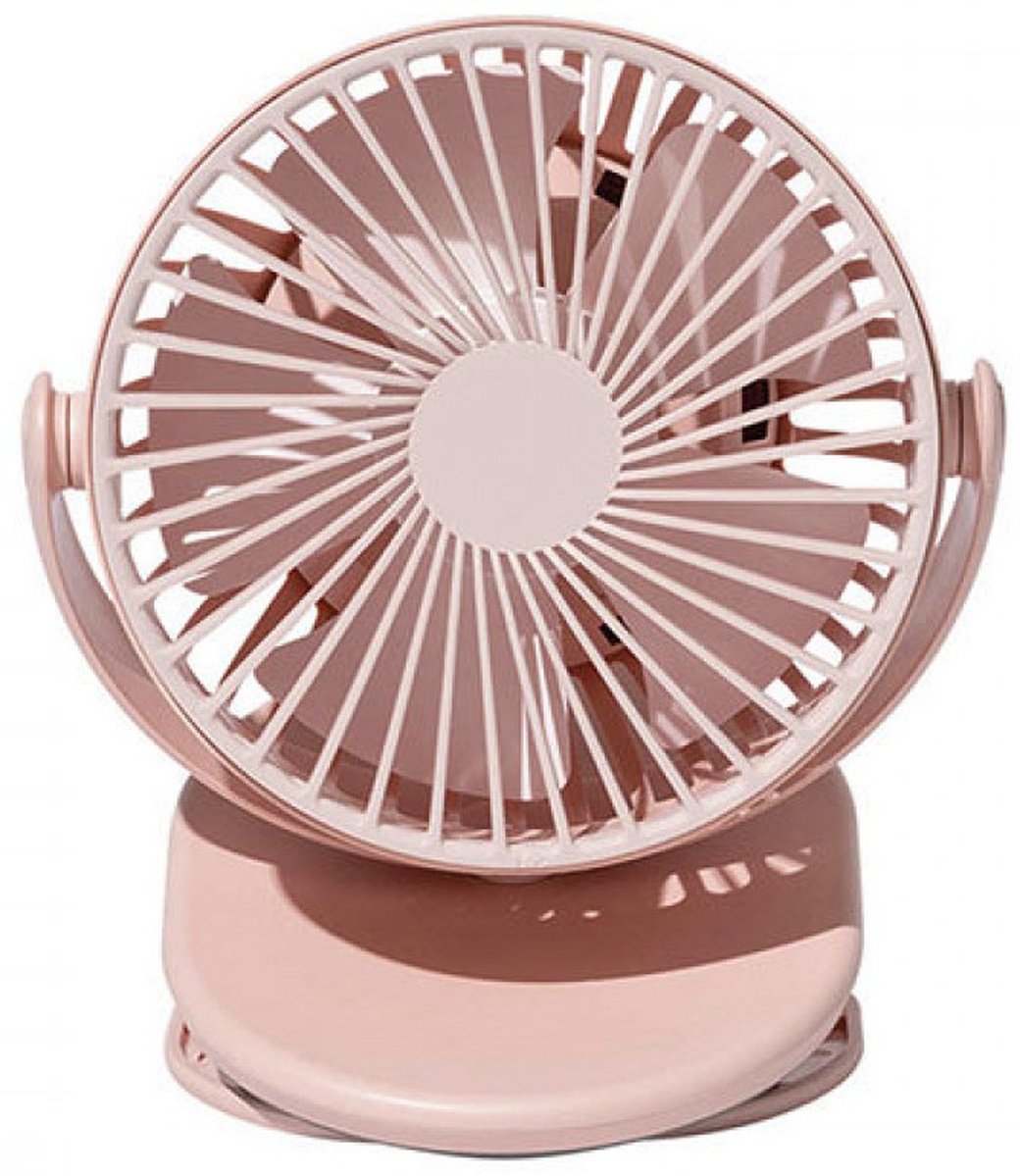 Вентилятор портативный SOLOVE clip electric fan 3 Speed, розовый фото