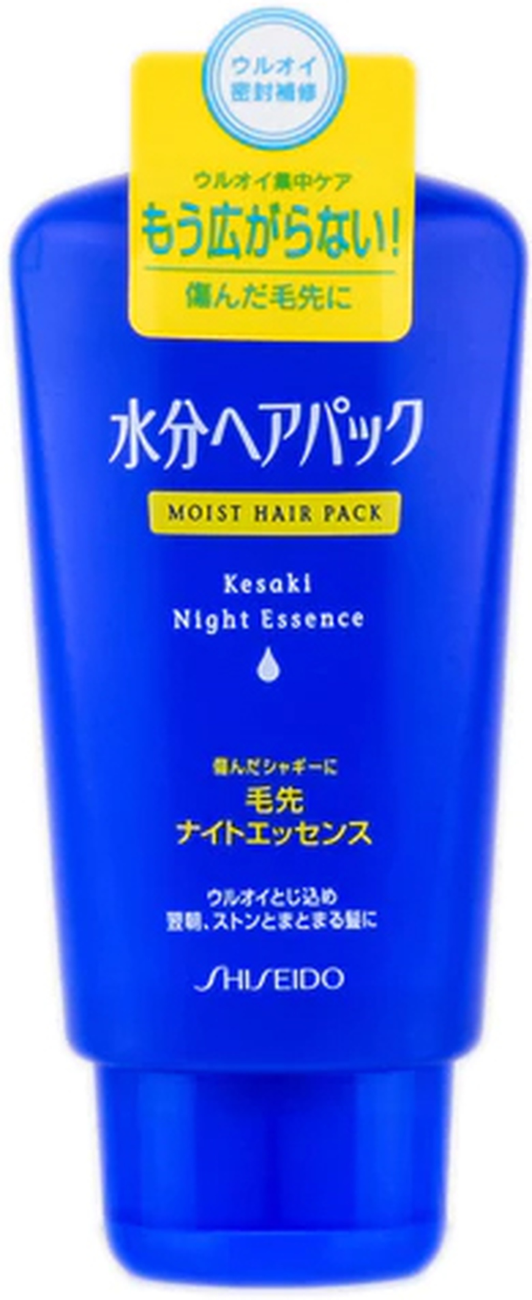Shiseido "Moist hair pack" Увлажняющая ночная эссенция для поврежденных волос, 120 г фото