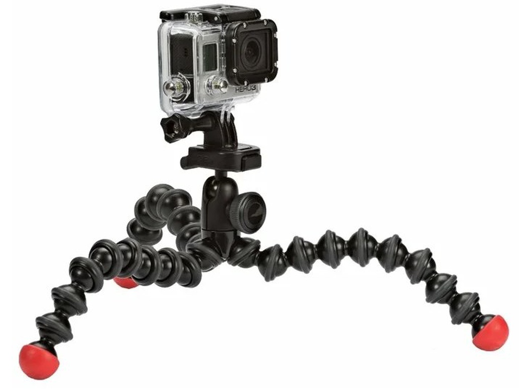 Штатив Joby GorillaPod Action Tripod with Mount for GoPro для фото и экшн камер черный/красный фото