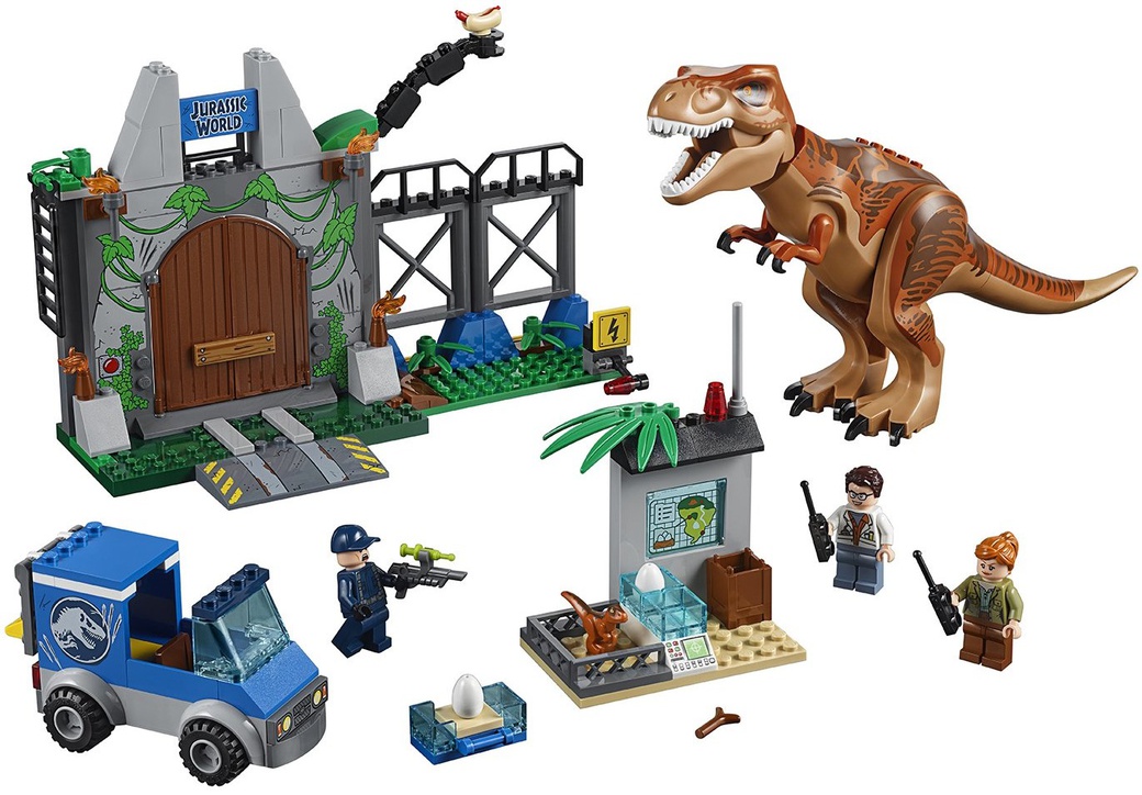 Lego Juniors Jurassic World Побег Ти-Рекса конструктор 10758 фото