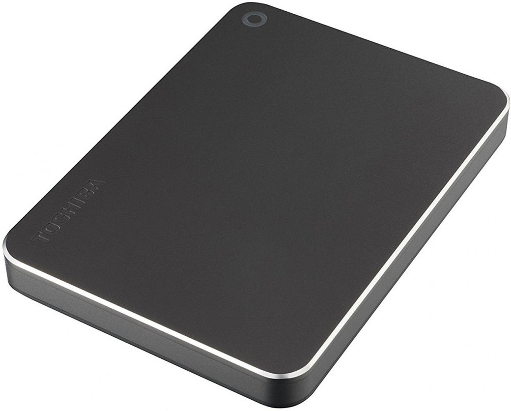 Внешний жесткий диск TOSHIBA HDTW220EB3AA Canvio Premium NEW 2ТБ 2,5" USB/USB Type-C, темно-серый металлик фото