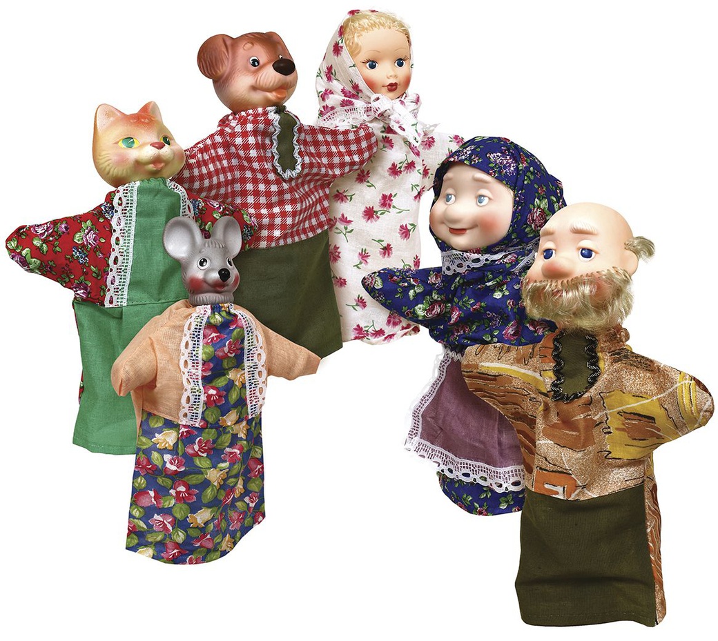 Кукольный театр ОГОНЕК Репка 7 персонажей фото