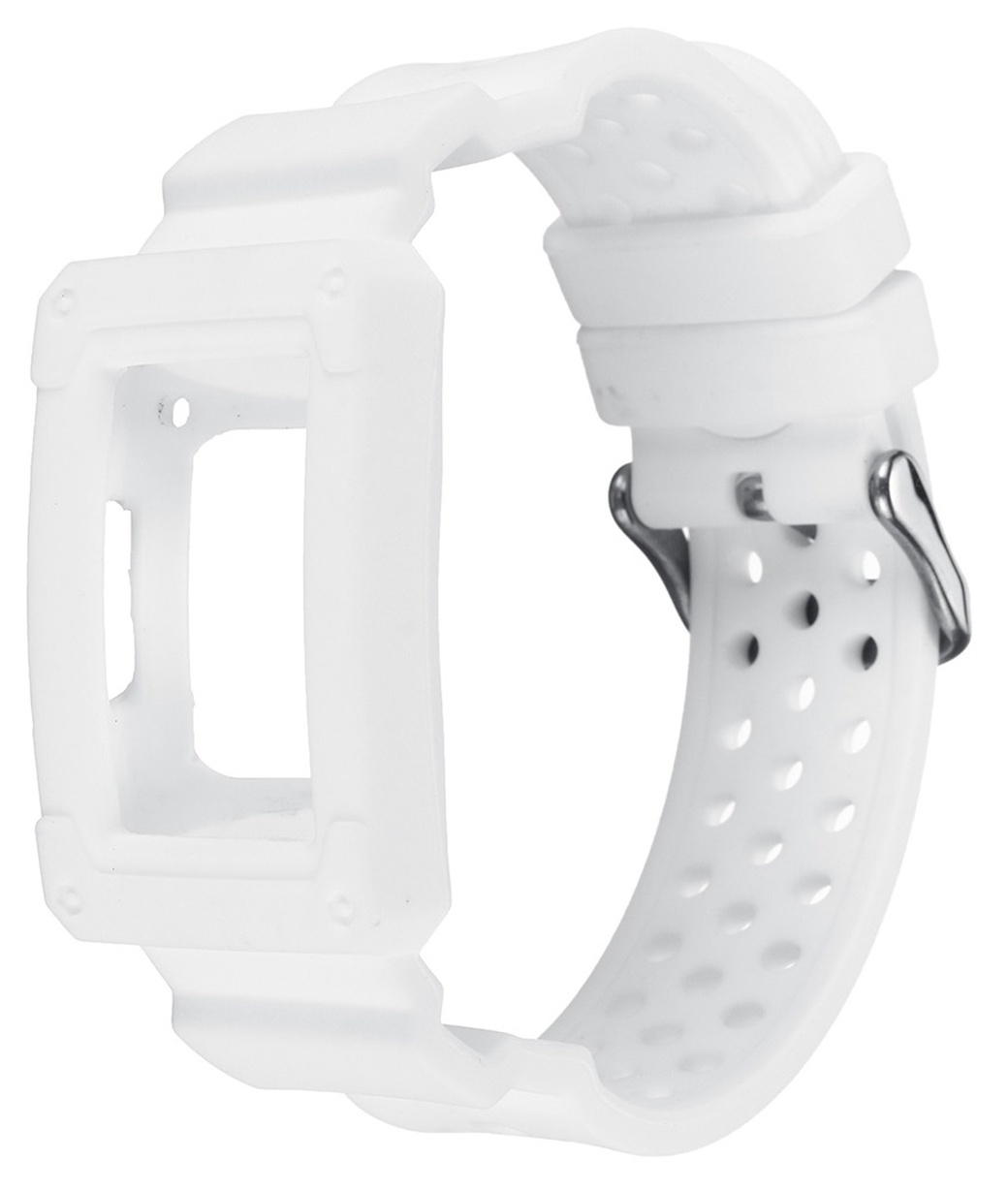Защитный ремешок для фитнес-браслета Fitbit Charge 3, белый фото