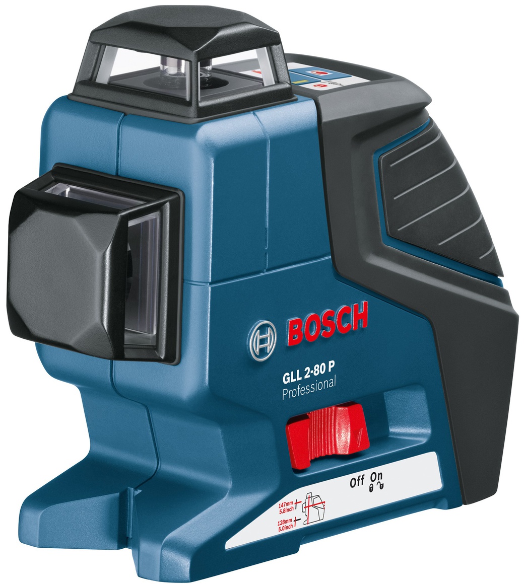 Лазерный нивелир Bosch GLL 2-80 P (0.601.063.209) 80м 2 луча 4х1.5В LR6 (AA) фото