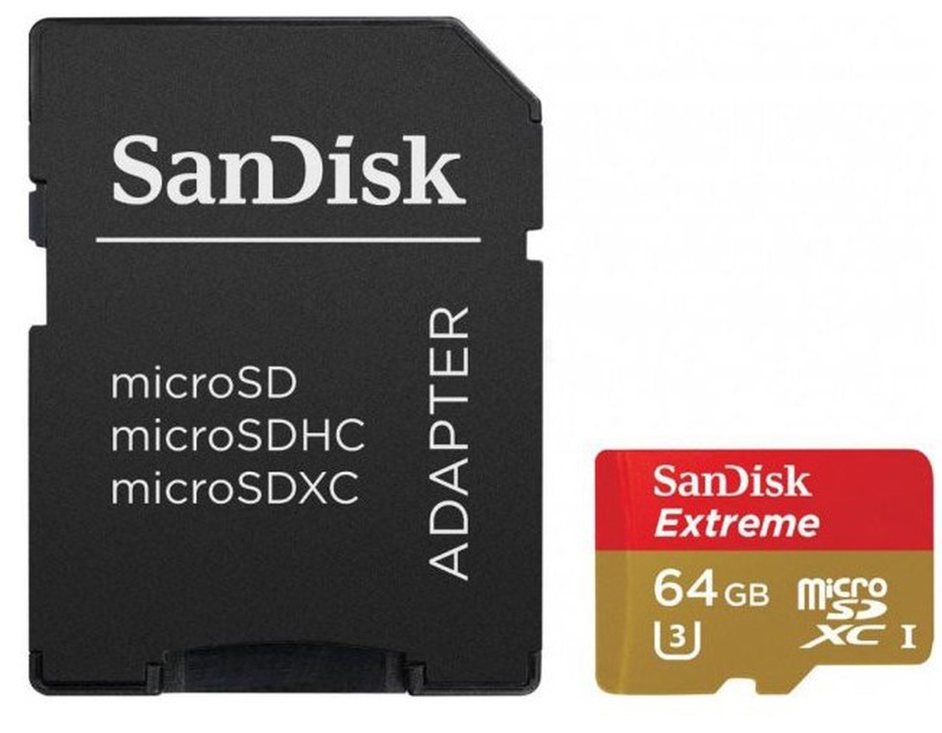 Карта памяти SanDisk Ultra microSDHC 64GB Class 10 UHS-I Android 80Mb/s с адаптером фото