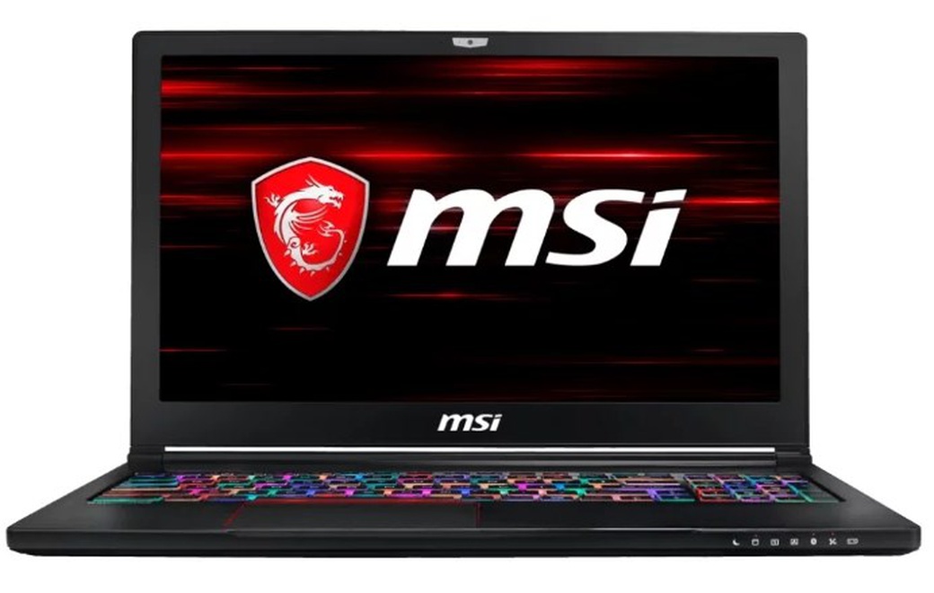 Ноутбук MSI GS63 8RE(Stealth)-021RU (MS-16K5) 15.6'' FHD(1920x1080) (Intel Core i7-8750H 2.20GHz Hexa/16GB/1TB+128GB SSD/GF GTX1060 6GB/HM370/W10) фото