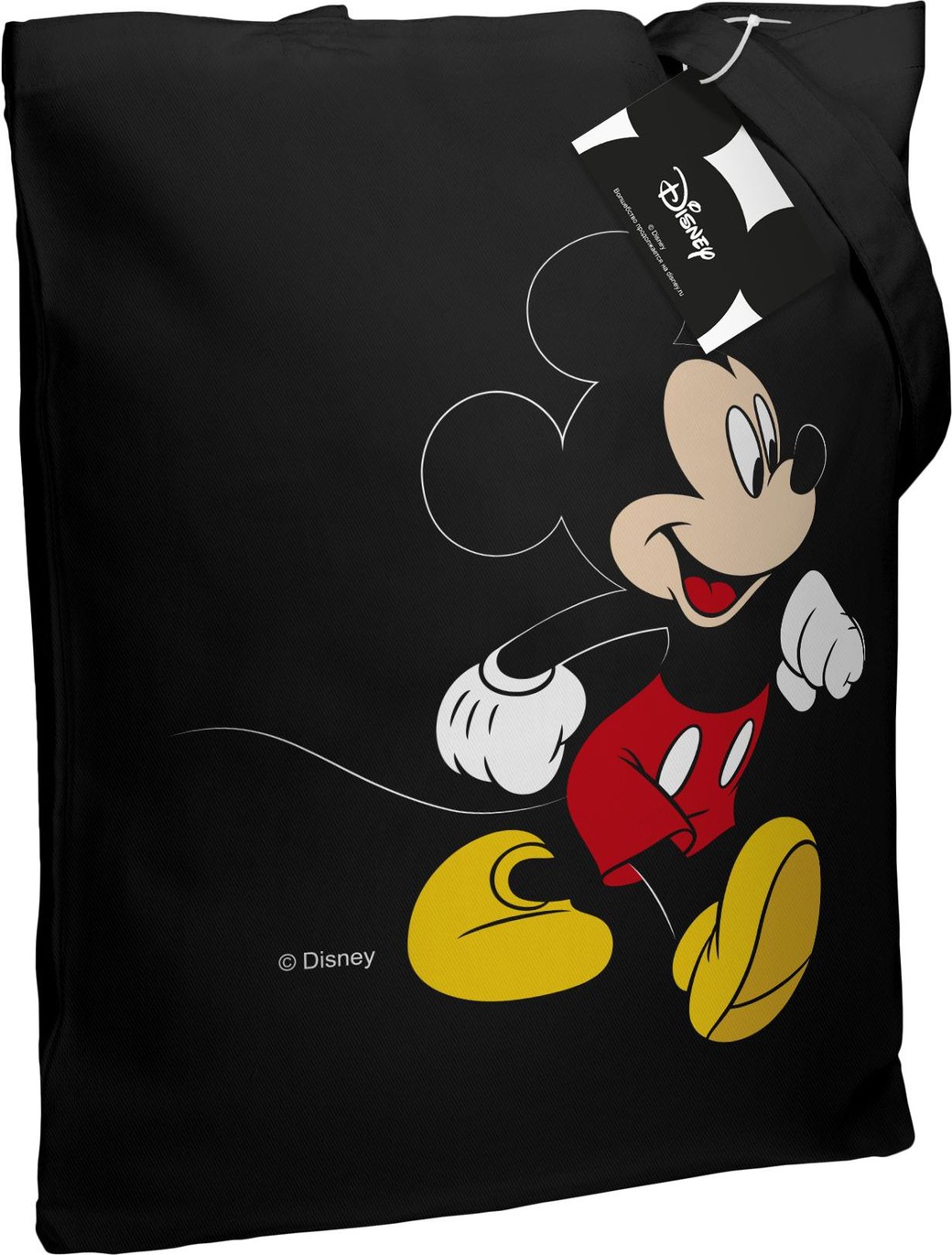 Холщовая сумка «Микки Маус. Easygoing», черная фото
