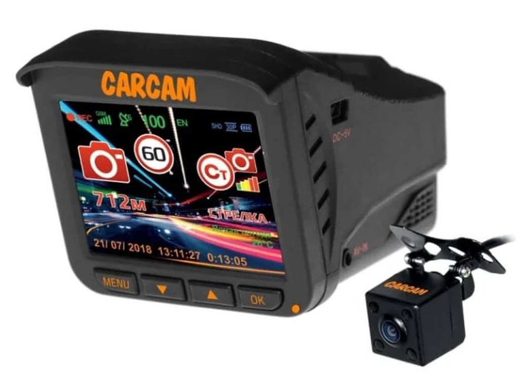 Видеорегистратор с радар-детектором CARCAM COMBO 5S фото