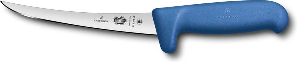 Нож Victorinox обвалочный, супергибкое лезвие 15 см, синий фото