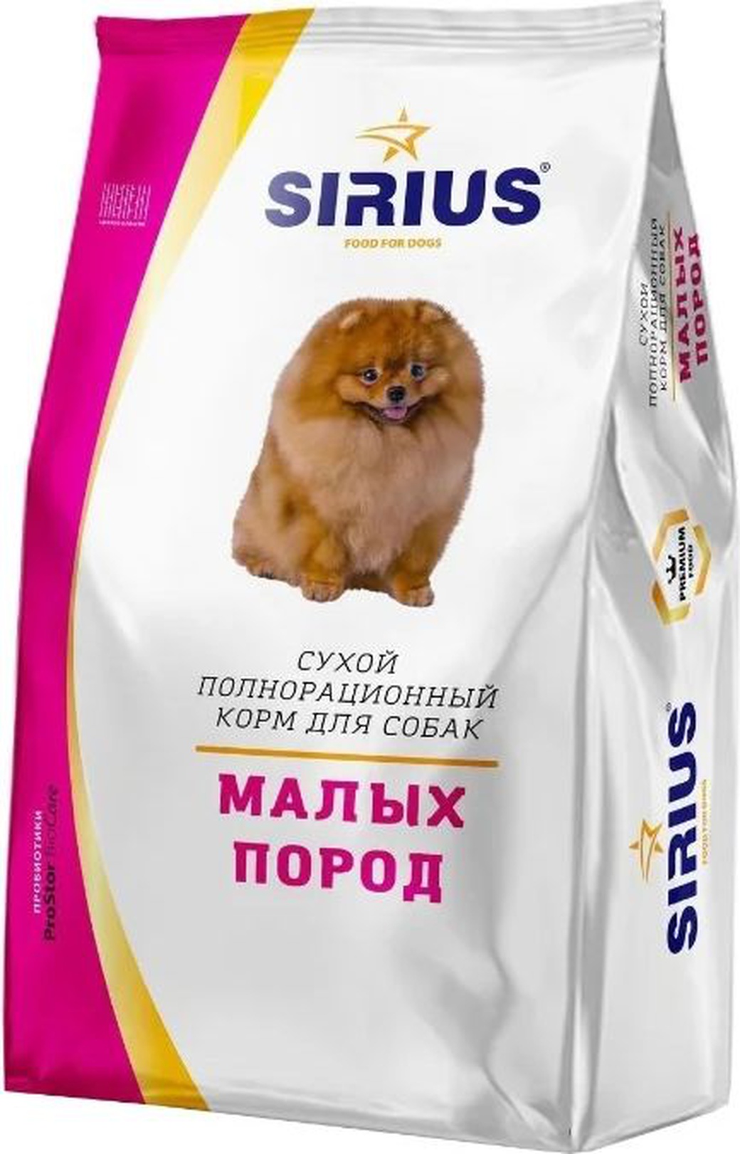 SIRIUS Сухой корм для взрослых собак мелких пород, 3 кг фото