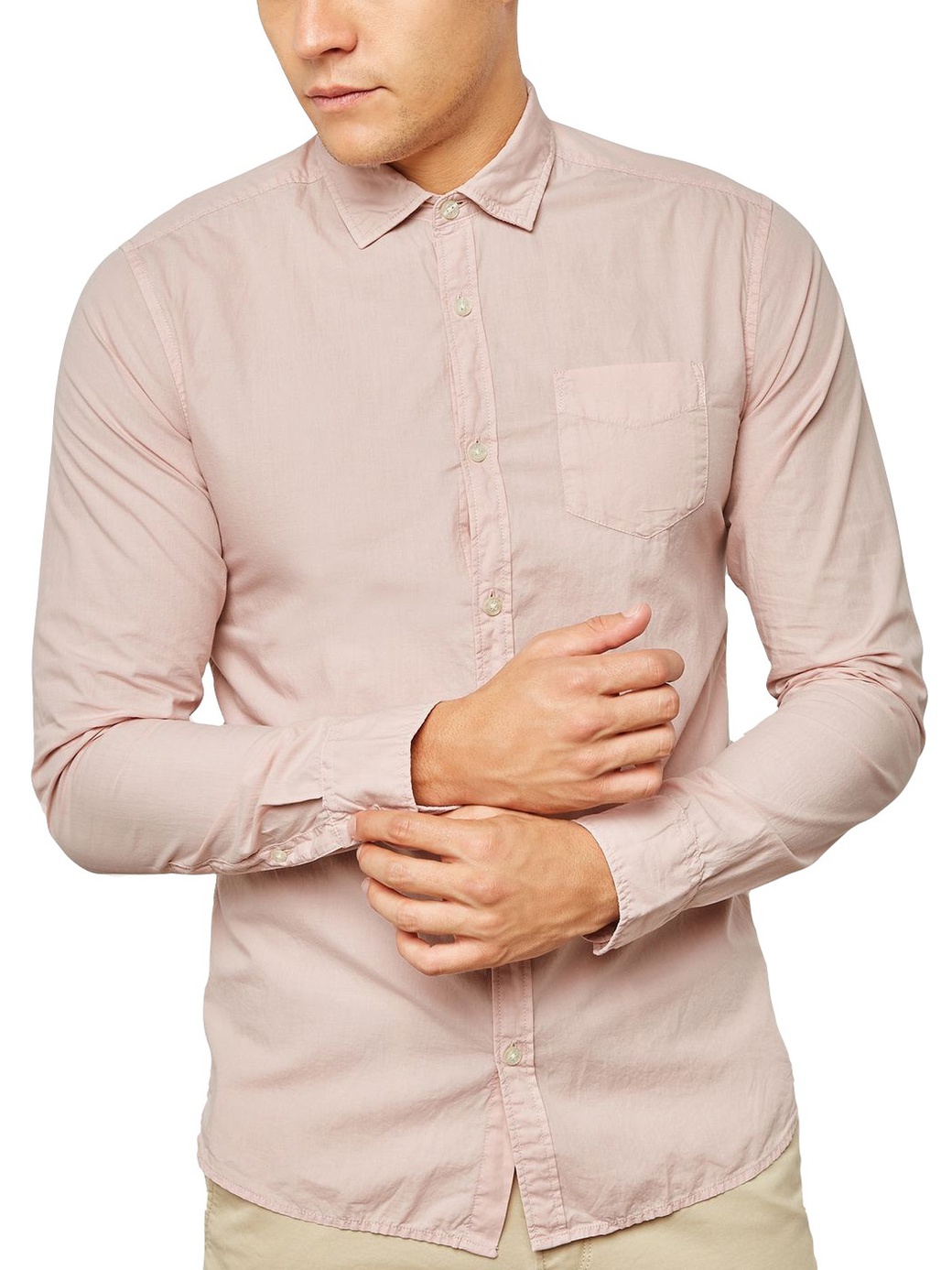 Рубашка Scotch & Soda 144152, бледно-розовый фото