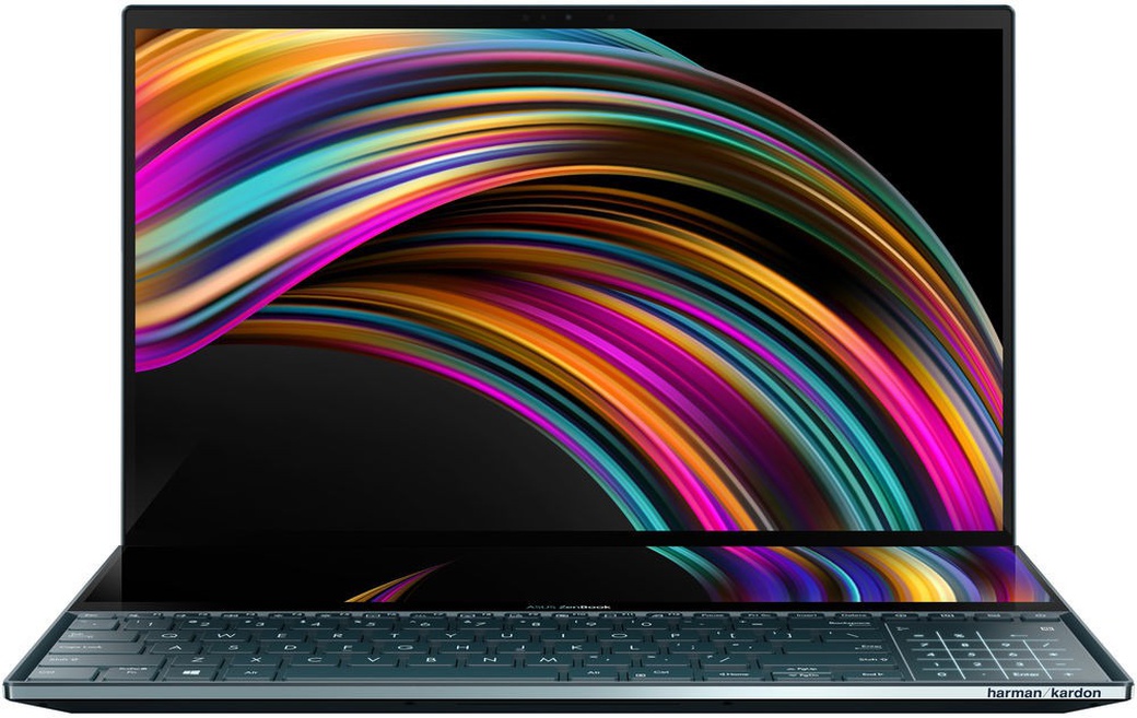 Ноутбук ASUS ZenBook Pro Duo UX581LV-H2014R (Intel Core i9 10980HK 2400MHz/15.6"/3840x2160/32GB/1TB SSD/NVIDIA GeForce RTX 2060 6GB/Windows 10 Pro), с фото