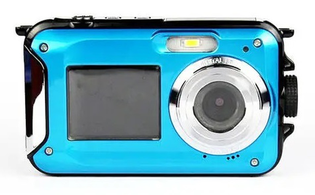 Экшн камера Amkov W599, водонепроницаемая, синий фото