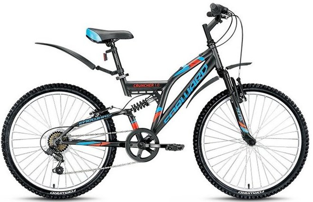 Велосипед 24" Forward Cruncher 1.0 Серый Матовый 16-17 г 14.5' RBKW72N46004 фото