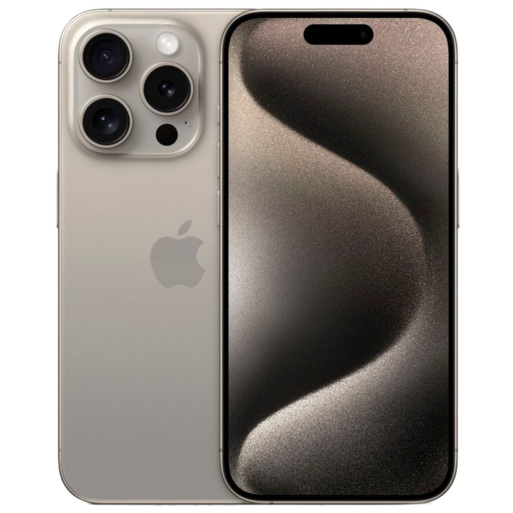 Смартфон Apple iPhone 15 Pro 256GB Natural Titanium (Природный титан) nano Sim + eSim фото