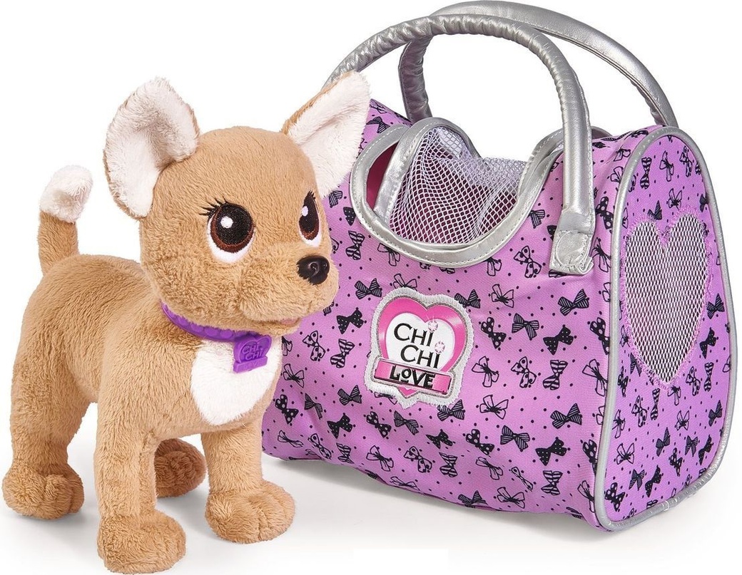Chi-Chi love плюшевая собачка Путешественница, с сумкой-переноской фото