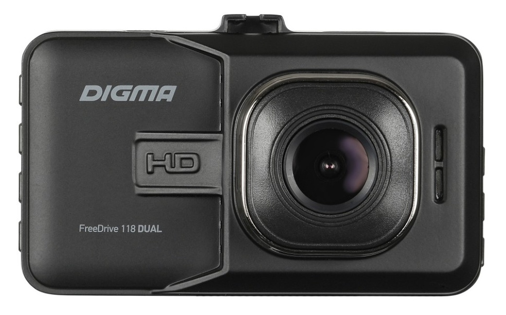 Видеорегистратор Digma FreeDrive 118 DUAL черный 1.3Mpix 1080x1920 1080p 150гр. JL5112 фото