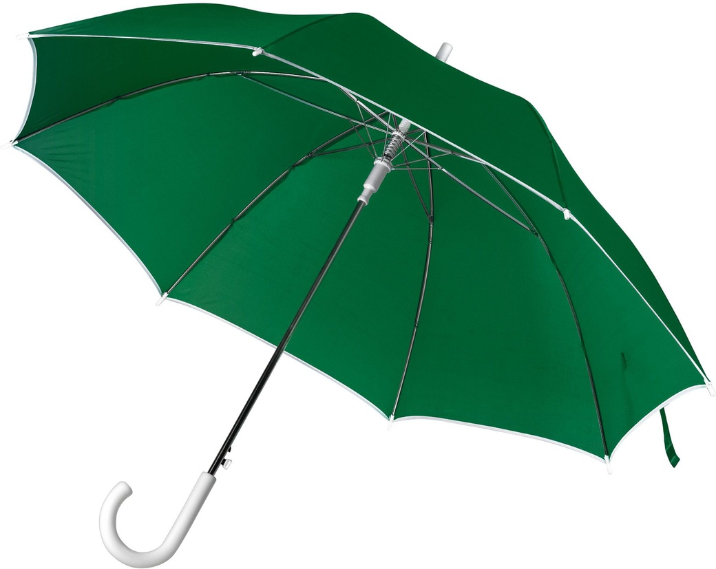 Зонт-трость Unit Color, зеленый фото