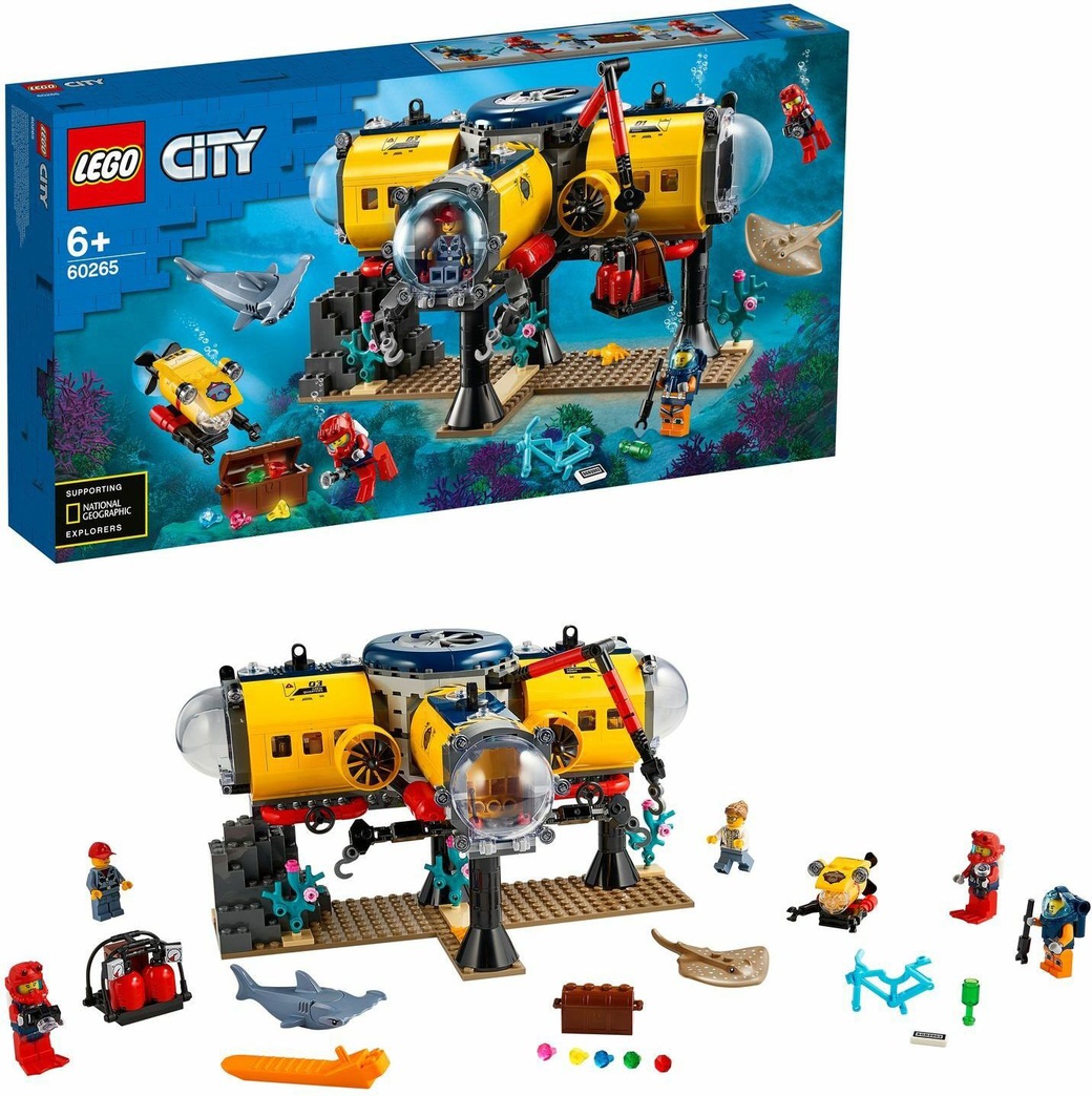 Конструктор LEGO City Oceans Океан: исследовательская база фото