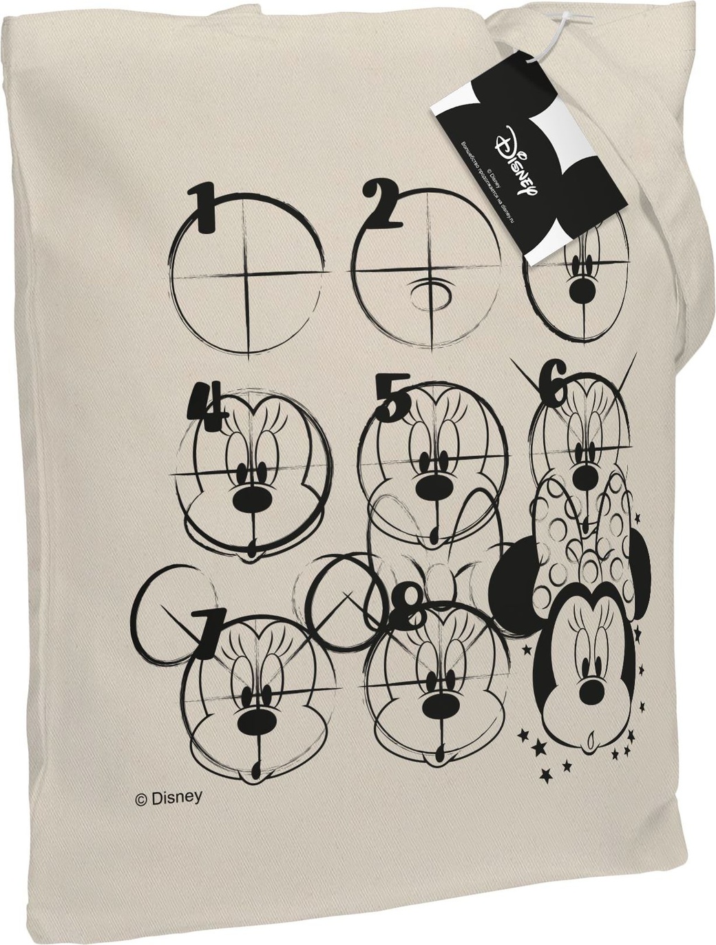 Холщовая сумка «Минни Маус. Icon Sketch», неокрашенная фото
