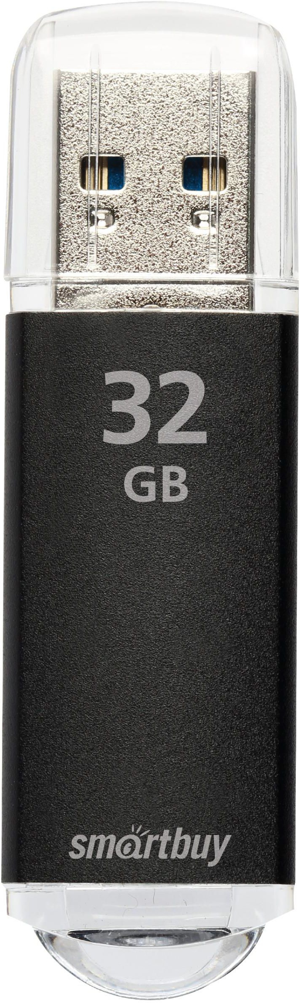 Флеш-накопитель Smartbuy V-Cut USB 2.0 32GB, черный фото