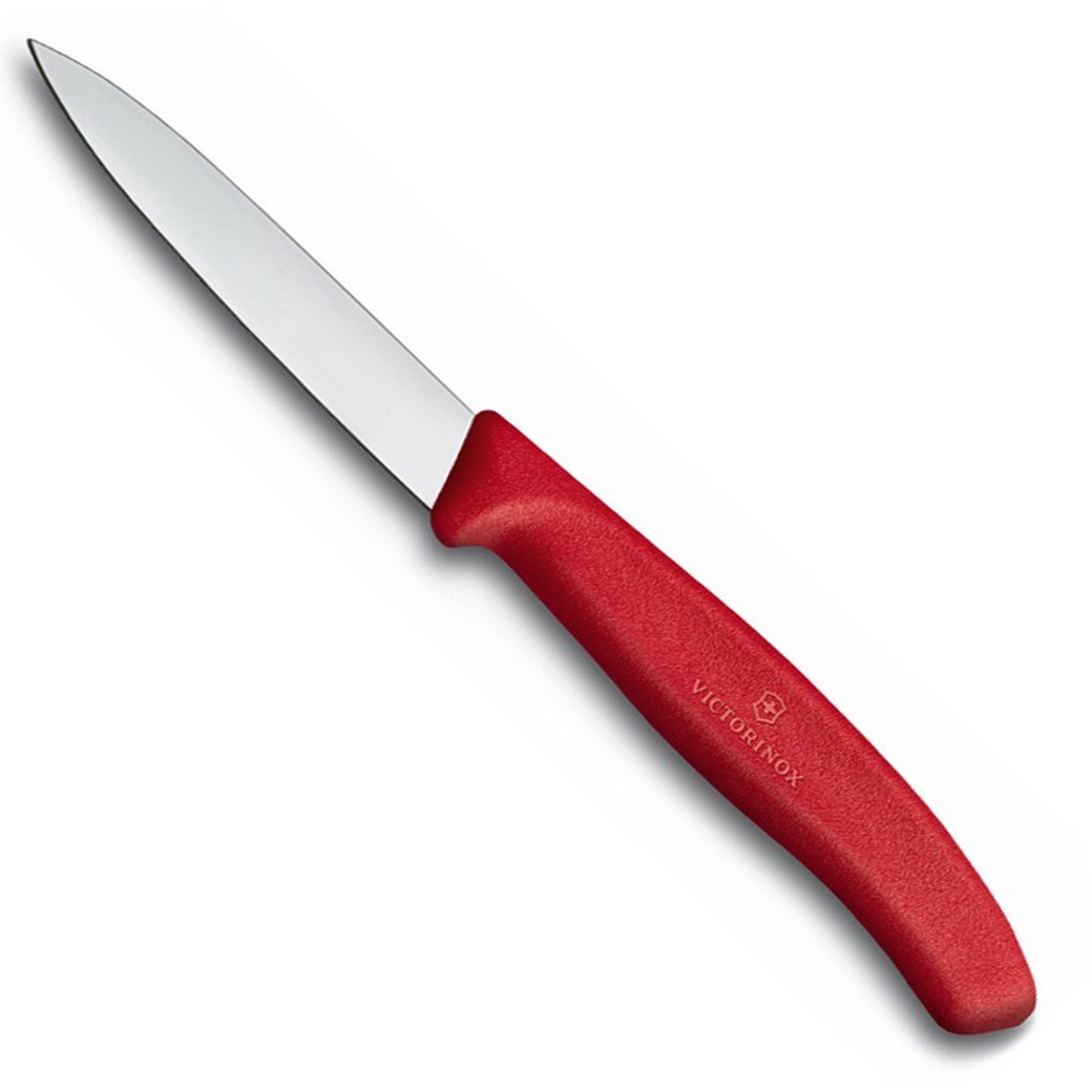 Нож Victorinox для овощей, 8 см, красный фото