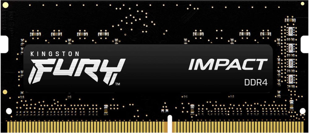 Память оперативная DDR4 SO-DIMM 16Gb Kingston Fury Impact 2666MHz CL16 (KF426S16IB/16) фото