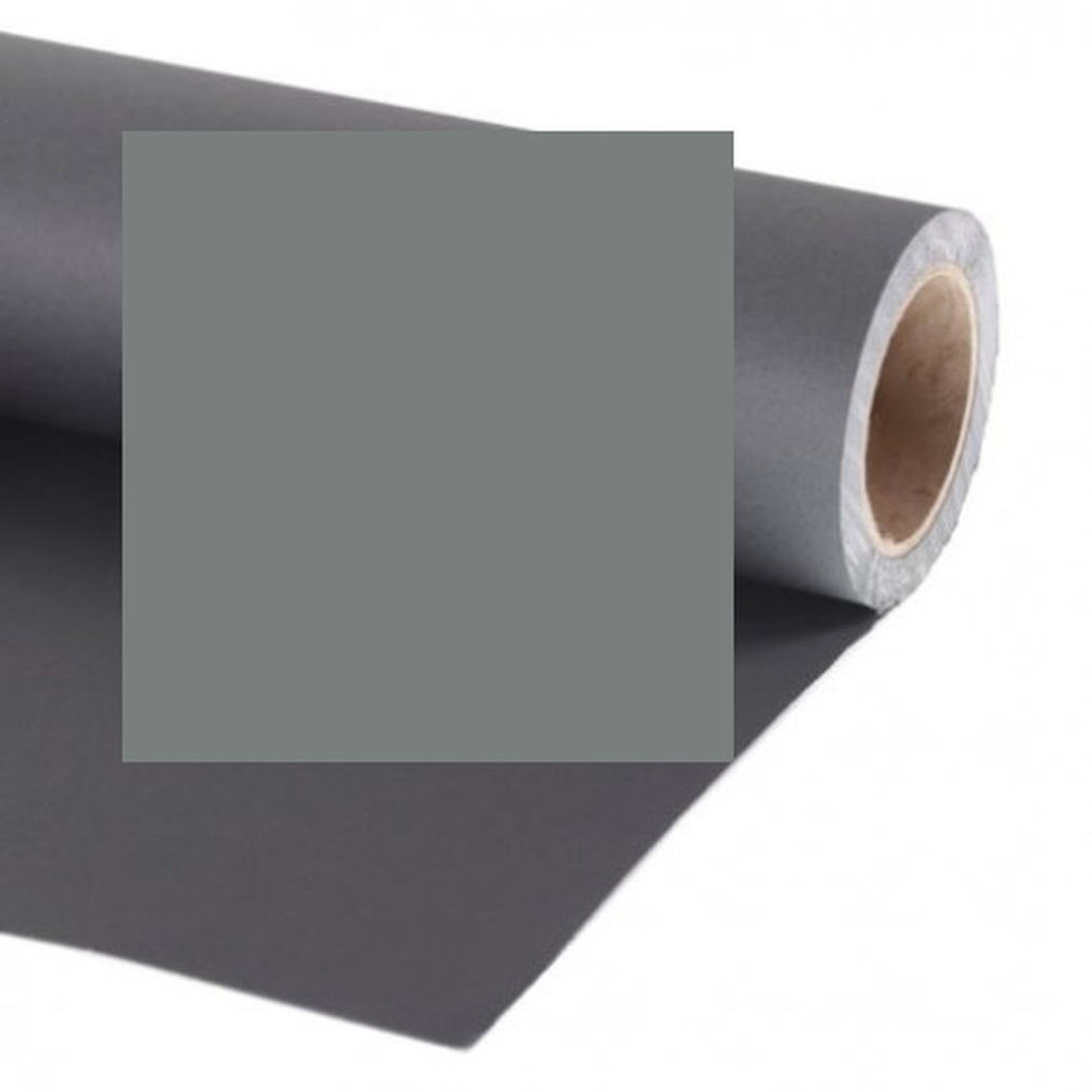 Фон бумажный Raylab W21 Stone Grey серый 2.72x11 м фото