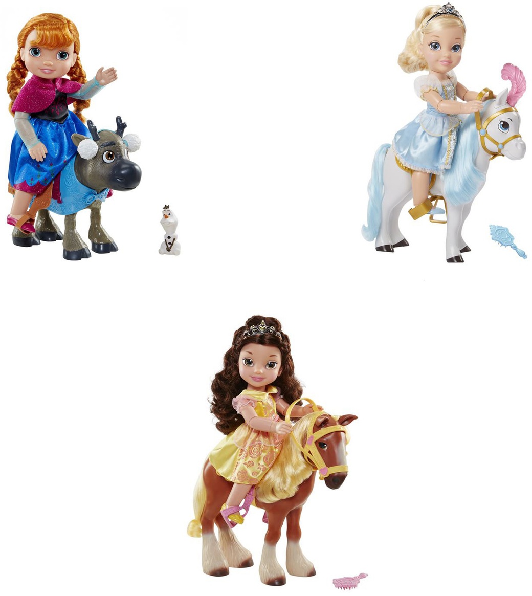Disney Princess Кукла Дисней Принцесса с животным из мульфильма фото