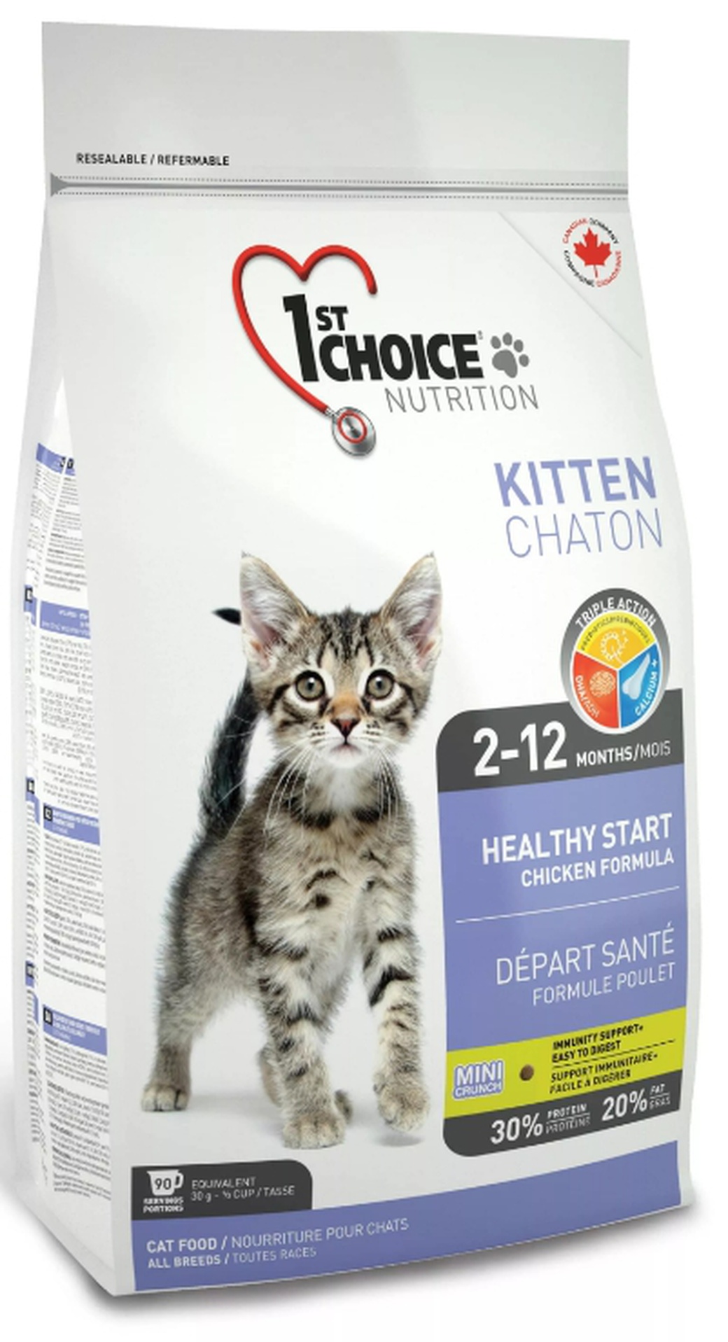 Корм для котят 1st Choice Здоровый старт, цыпленок, 10 кг фото