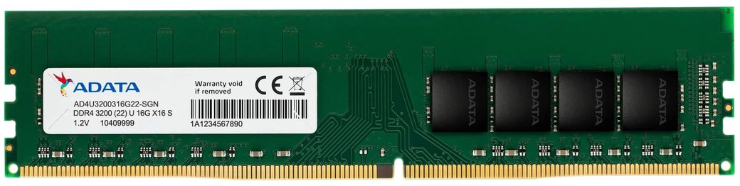 Память оперативная DDR4 8Gb Adata 3200MHz CL22 (AD4U32008G22-BGN), OEM фото