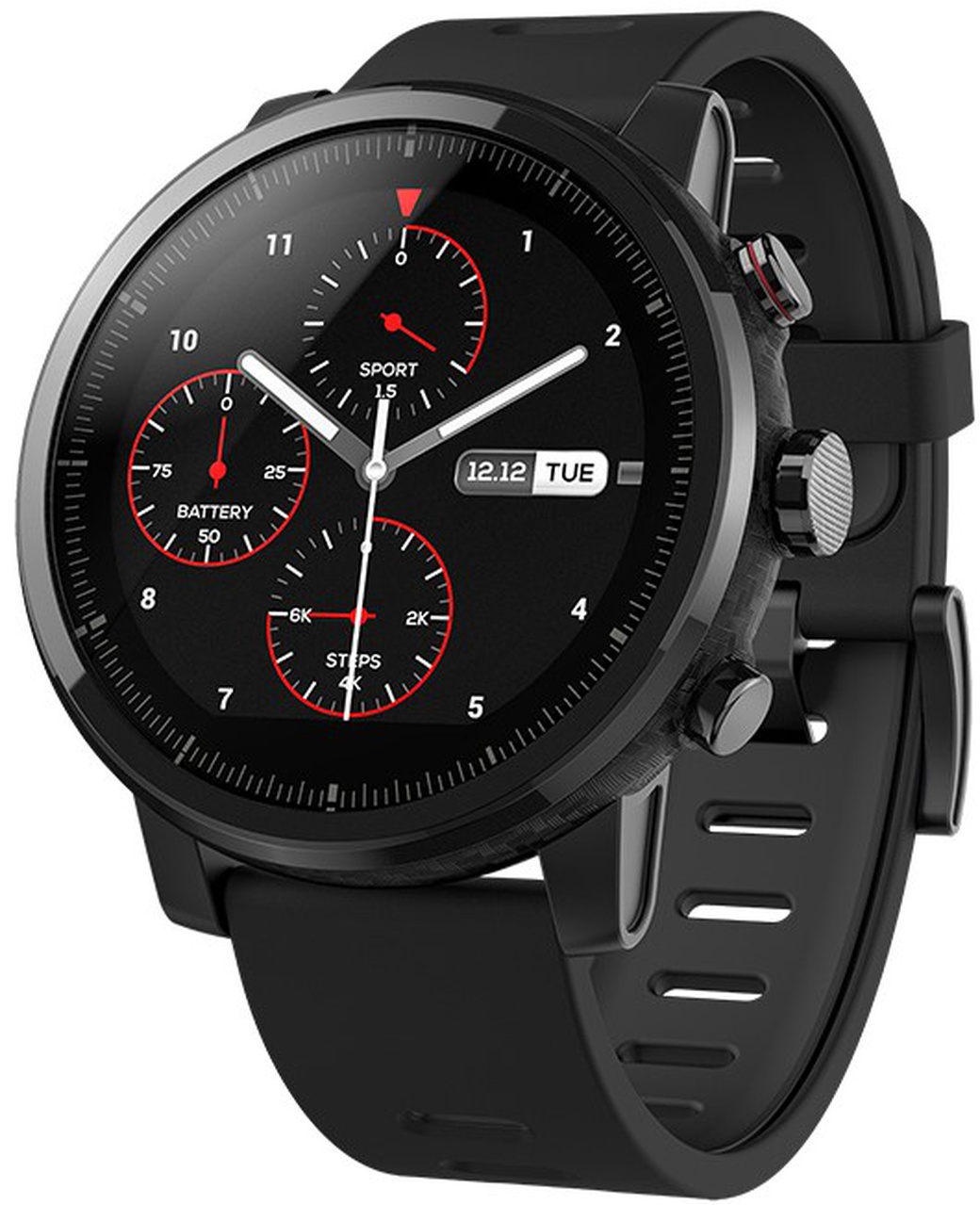 Умные часы Xiaomi Huami Amazfit Stratos, черные фото
