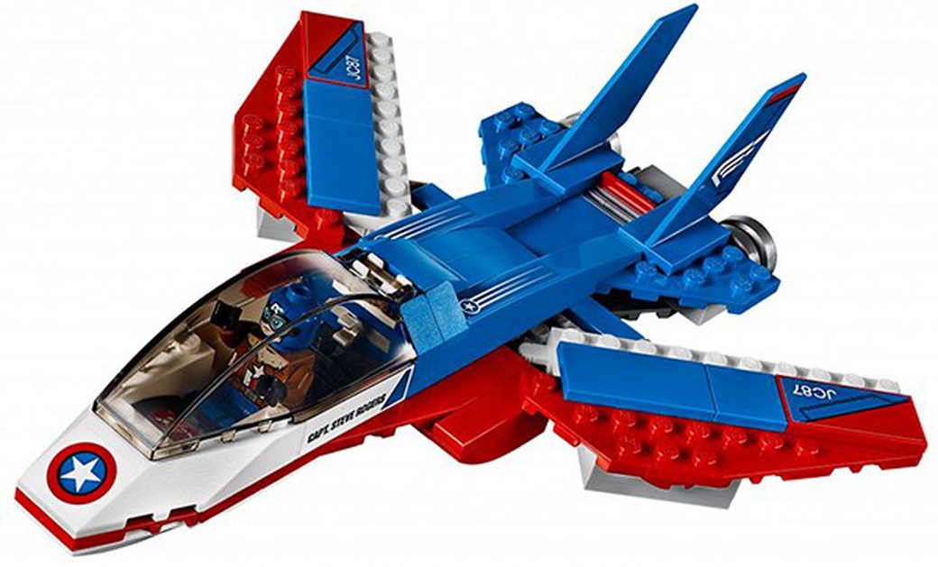 Lego Super Heroes Воздушная погоня Капитана Америка конструктор 76076 фото
