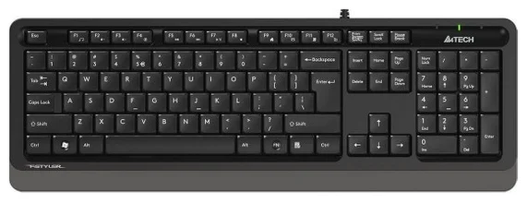 Клавиатура A4Tech Fstyler FK10, черный/серый фото