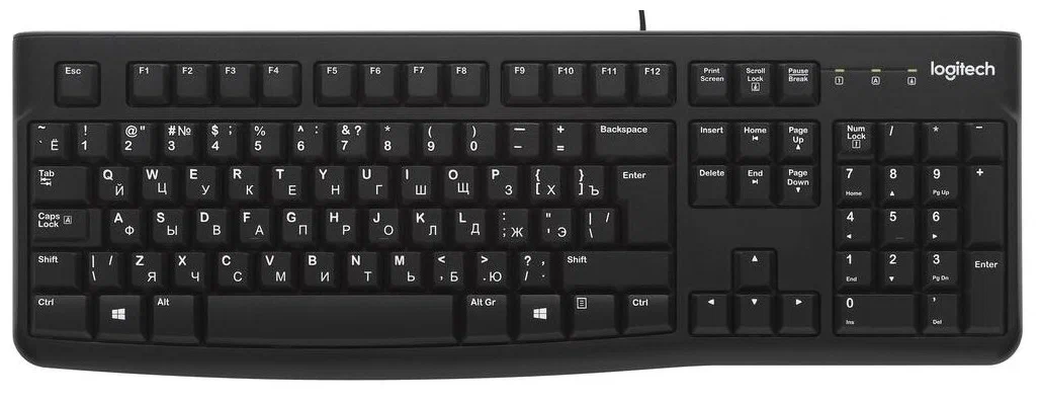 Клавиатура Logitech K120 for business, черный фото