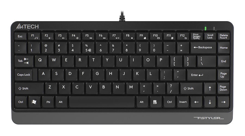 Клавиатура A4Tech Fstyler FK11, черный/серый фото