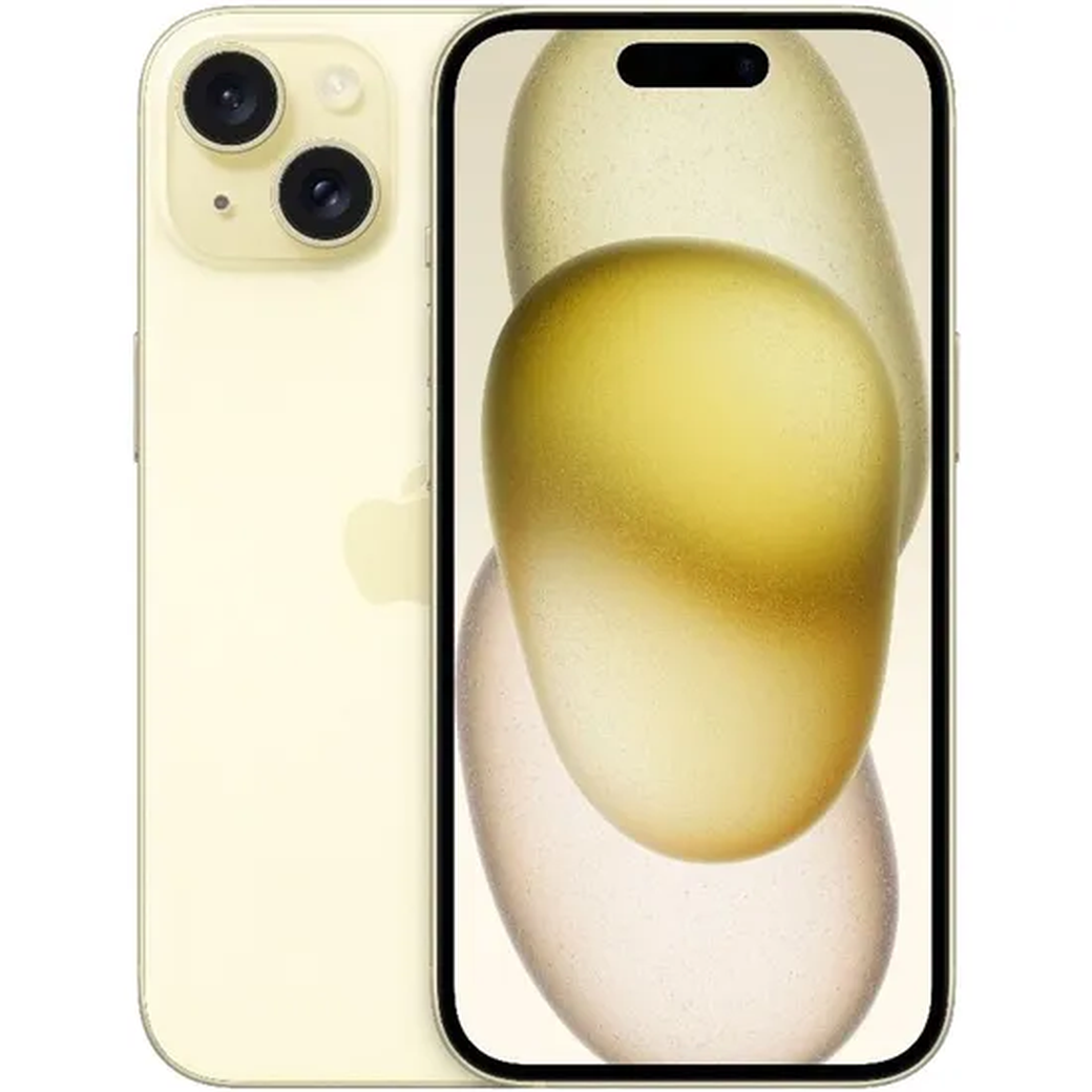Смартфон Apple iPhone 15 128GB Yellow (Желтый) Dual Sim фото
