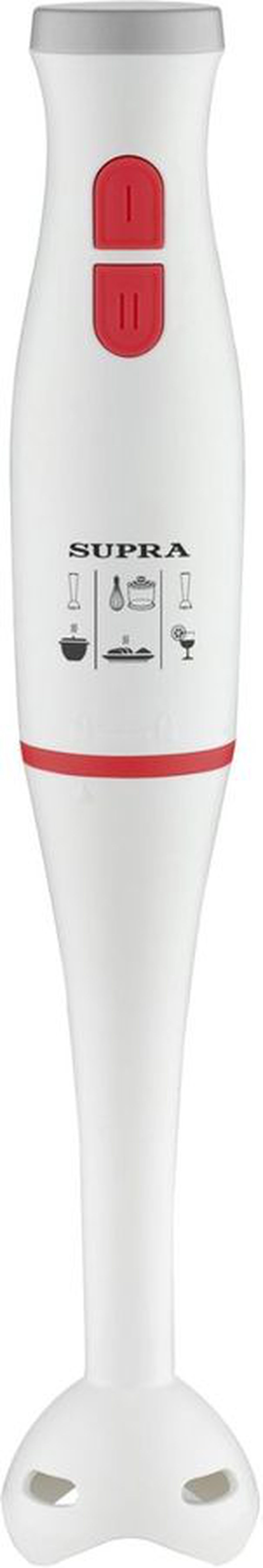 Блендер погружной Supra HBS-294 400Вт белый/красный фото