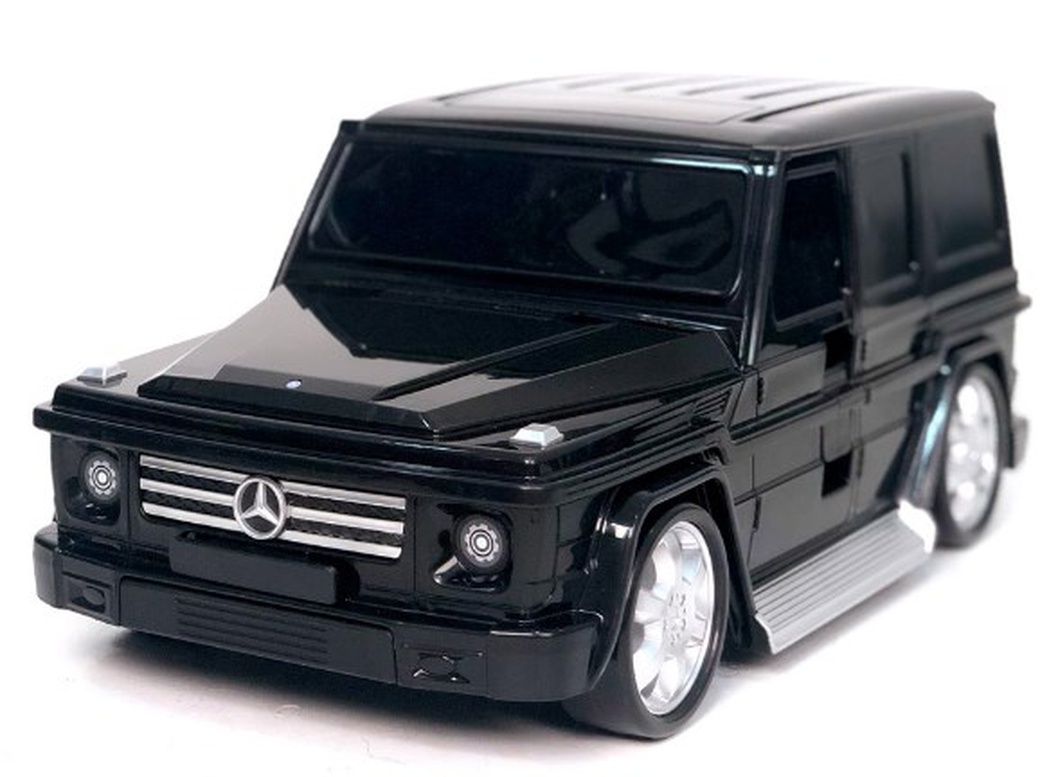 Детский чемодан L'Case Mercedes-Benz Gelandewagen 50*25*21 Черный фото
